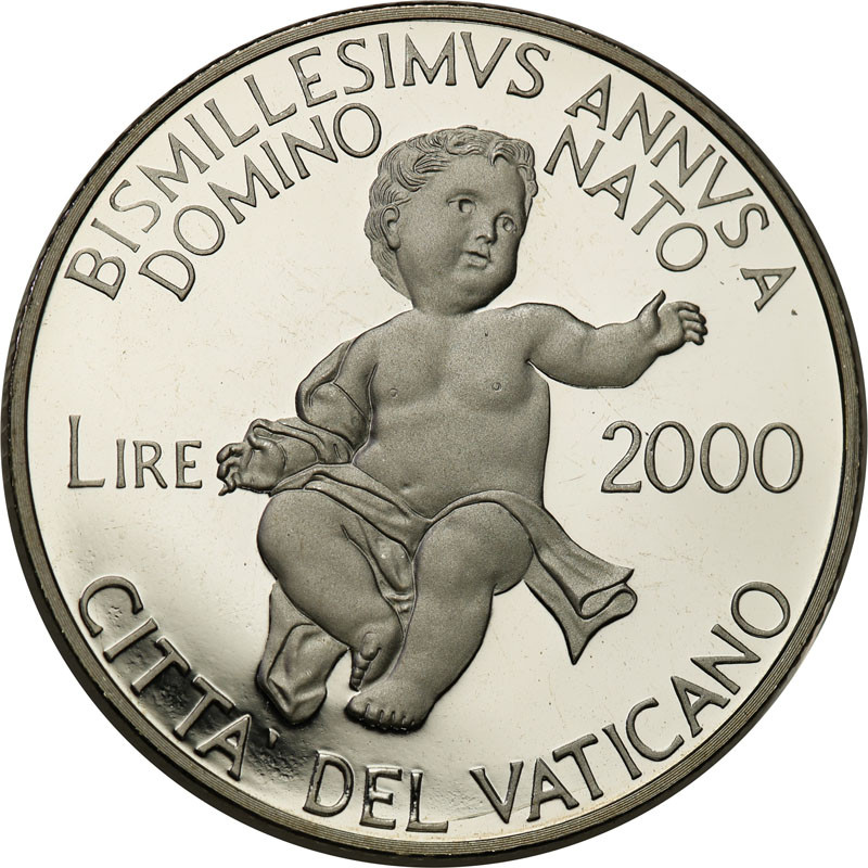 Watykan. 10.000 Lire 2000 - Jan Paweł II